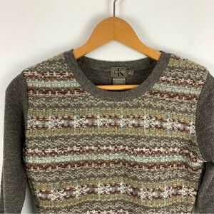 Vintage Calvin Klein Wool Blend 90s Vibes Sweater Size Small